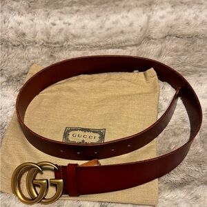 GG Marmont Wide Belt size 90